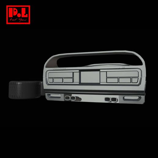 STL-4.jpg Modèle d'impression 3D Vector M12 Road Car (1995-1999)