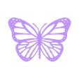 papillon7.stl butterfly stickers butterfly 7