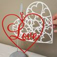 20210212_085828.jpg Archivo STL ♥ Cartel colgante Corazón Amor ♥・Objeto imprimible en 3D para descargar