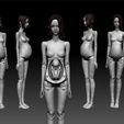RGBA27.jpg BJD pregnant girl female system with baby Jayn ball jointed doll