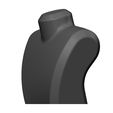 bust-shell-02.JPG Plastic mannequin bust for display 3D print model