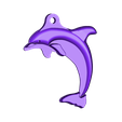 blue.stl Llavero 2-Color Dolphin (Remix)