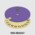 D55-MAX17_exploded.png Счетчик жизни/очков D55 : Макс 17