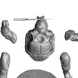 48.jpg NINJA TURTLES COLLECTION! 4 CHARACTERS for 3D print!