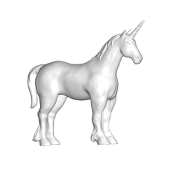 5.png Unicorn 3d model