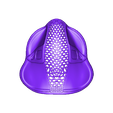 mask_cover_A_size_XL.stl Download free STL file Reusable facial mask respirator frame cover • 3D print model, michaeledi