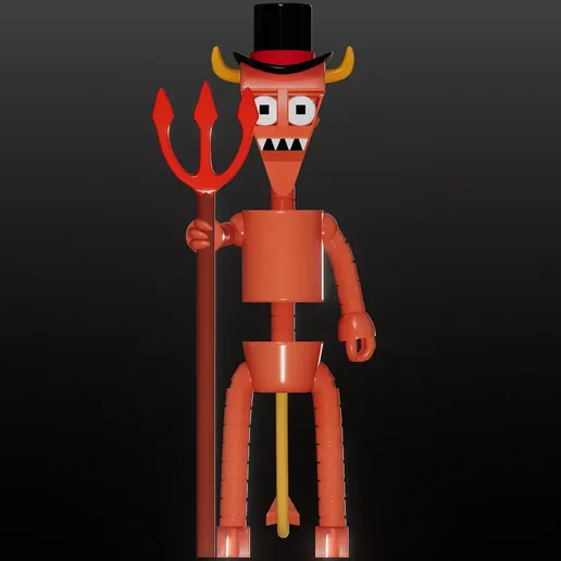 🤖 Robot Devil・Free 3D File for ・Cults