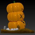 Render-zucche4.jpg Halloween Pumpking molded in ZBrush