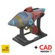 1_CAD.jpg Fallout Weapons Bundle - 3 Printable models - STL + CAD + OBJ - Commercial Use