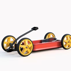 6.jpg STL file RADIO FLYER SPEED RED WAGON FOR 1/24 - 1/25 MODEL KIT.・Design to download and 3D print