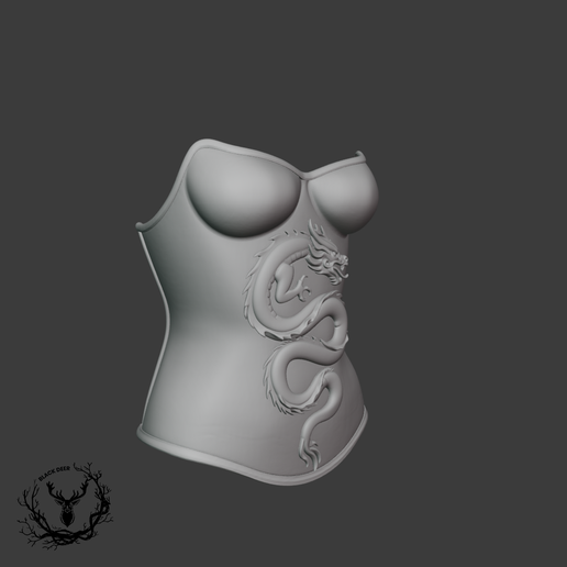 Dragon Armor Corset Stl