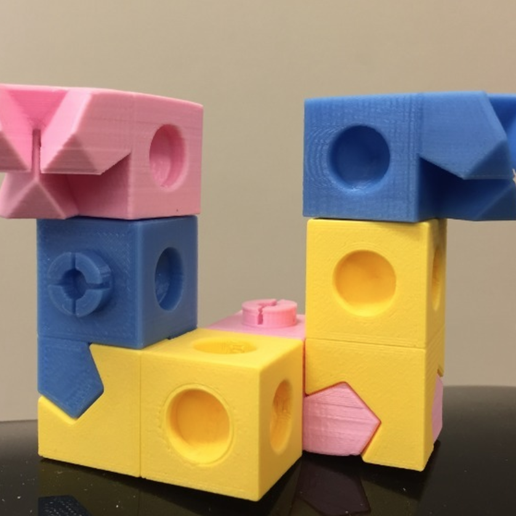 Snap cube, Kawai Joint, Interlocking, Math