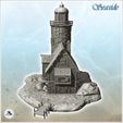 5.jpg Medieval lighthouse on island with wooden pontoon (10) - Pirate Jungle Island Beach Piracy Caribbean Medieval Skull Renaissance