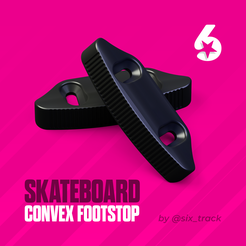 01A-FS-Convex-X2.png Fichier STL Skateboard Convex Footstop・Design imprimable en 3D à télécharger