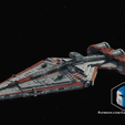 Clone-Wars-Arquitens-1.png Clone Wars Arquitens Ship - 3D Print Files