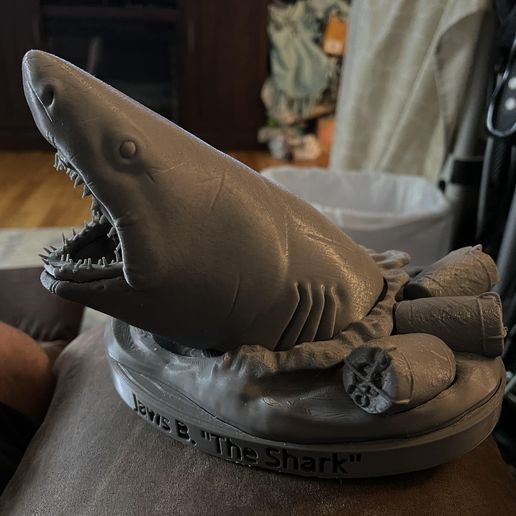 3D printer Jaws Bruce The Shark 3D print model • made with Ender 3 Pro