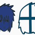Sasuke.png Naruto Cookie Cutter Pack / Pack of Naruto Cookie Cutters!