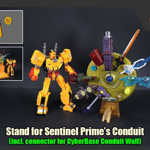 Stand for Transformers Sentinel Prime's Conduit