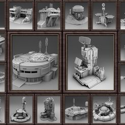 collage.jpg MARS COLONY base BUILDINGS / ARCHITECTURE - entire collection