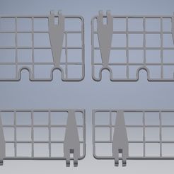 Complete_set.jpg Free 3D file Fisher & Paykel Dishwasher shelves・3D printing model to download, faberpc