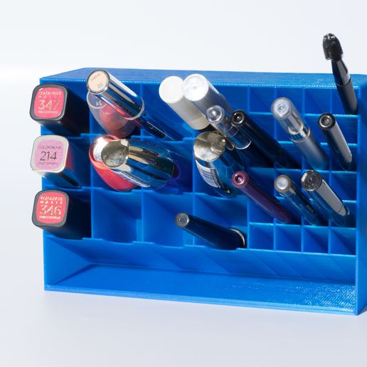 Big lipstick and eyeliner holder / Makeup organizer 3D model