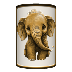 24a.png LITHOPANE - Safari BABIES - Ellie