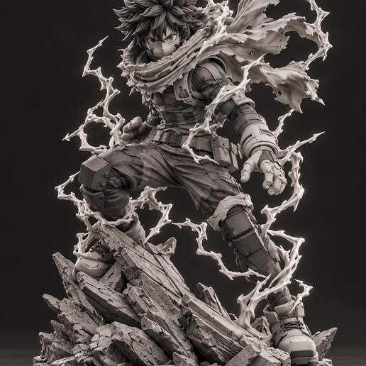 Deku (Izuku Midoriya) — My Hero Academia | Statue STL