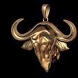 66.jpg Taurus Bull Head Pendant