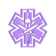 TAC-MED Spartan stencil.stl Tactical Medicine (TAC-MED) Spartan logo, Military, Airsoft / Cosplay, Labe Star of Life Medic, Patch Sparta MED STENCIL