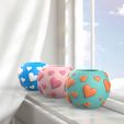 planter1.258.jpg Love Heart Shape Planter, Valentine's Day Love Decor, Surprise and Gift for Couple, Love Gift, Ready to Print, 3D STL File Digital Download