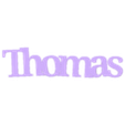 Tomáš (5).stl Name tag Thomas
