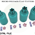17.png Archivo STL MICRO POLYMER CLAY CUTTERS/EULITEC.COM/CC/COPYRIGHTED LICENSE・Objeto para impresora 3D para descargar