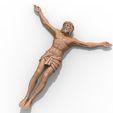 1.jpg Jesus pendant jewelry cross pray christian 3D print model