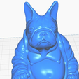 fbclose.png Free STL file French Bulldog Buddha (Canine Collection)・3D printable object to download, ToaKamate