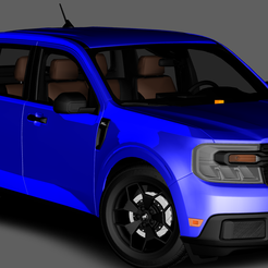 4.png Fichier 3D Ford Maverick 2022 3D V2・Modèle à télécharger et à imprimer en 3D