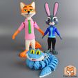 Zootopia_1.jpg Judy Hopps, Nick Wilde and Gary