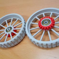1cb9228e-6cdd-4d1e-a444-2f71f856b134.jpg Robot wheels (114mm) with gear drive