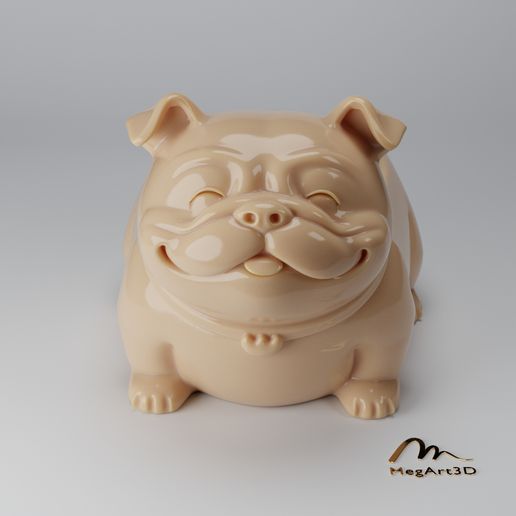 Cute Smiling Dog Planter - Kawaii Animal Pot