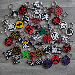 8b82b2f4-622b-4936-abb2-d723fd1e19c0.png Anime Keychain Pack +40 Models Keychain and Pins
