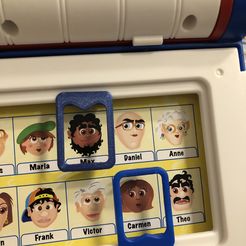 IMG_0057.jpg Frame and character cover for Who Is It game