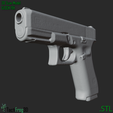 444.png Glock 19X - 全尺寸 1:1 3D 扫描复制品｜道具，非功能性 STL G19X