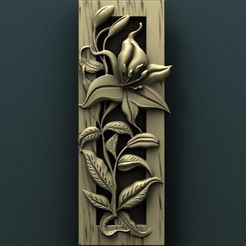 937. Panno.jpg STL-Datei Flowers kostenlos・Design zum 3D-Drucken zum herunterladen
