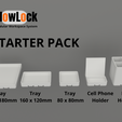 Starter-Pack.png Desk Organizer modular sistem - FlowLock Starter Pack