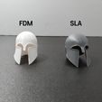 FDM SLA Free 3D file Greek bust and Corinthian Helmet Bundle・Model to download and 3D print, BlueSand