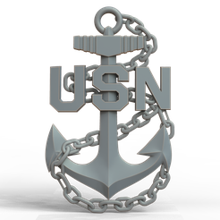 1948.-US-NAVY-CHIEF-PETTY-OFFICER-ANCHOR.png 3D Model STL File for CNC Router Laser & 3D Printer 1948. US NAVY CHIEF PETTY OFFICER ANCHOR