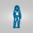 CookieCutter_DoctorWho_RiverSong.png River Song Imprint Cookie Cutter from Doctor Who
