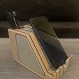 8.jpg Layered Wood Box - Secret Slide Box - Phone Stand - CatchAll - Desk Organizer Inspired by Upcycled Skateboard Deck Art