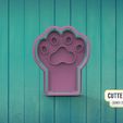 Gatito-Pata.jpg Cat Paw Cookie Cutter