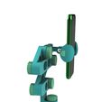 1.jpg STL file Articulated Monopod Cell Phone Mount 3d Printing・3D printer design to download