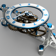 Clock-2.png Download file Pendulum Clock • Template to 3D print, Concretize